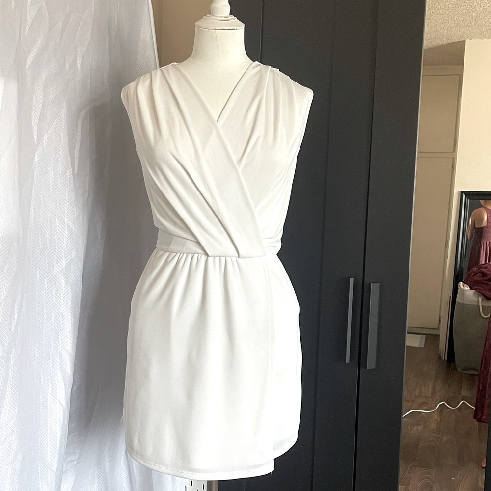 White Mini Rachael Roy Dress- XS